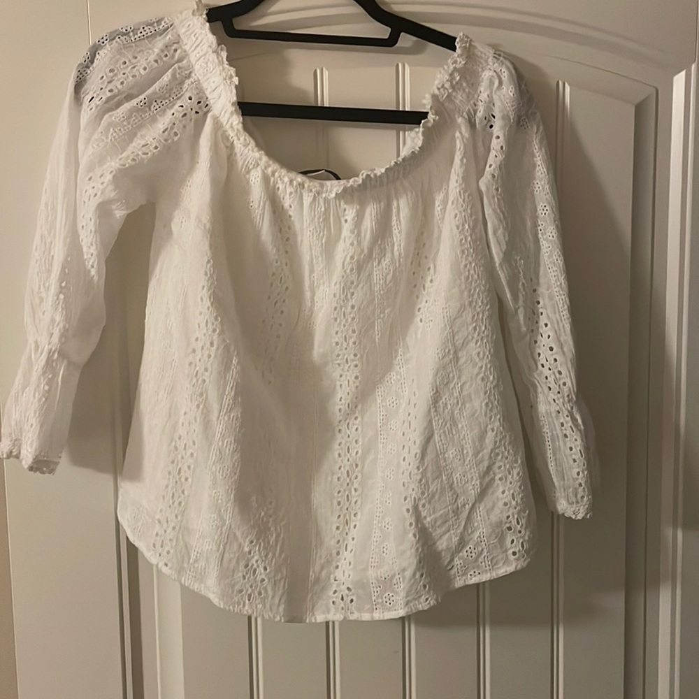 Blue Rain White Top